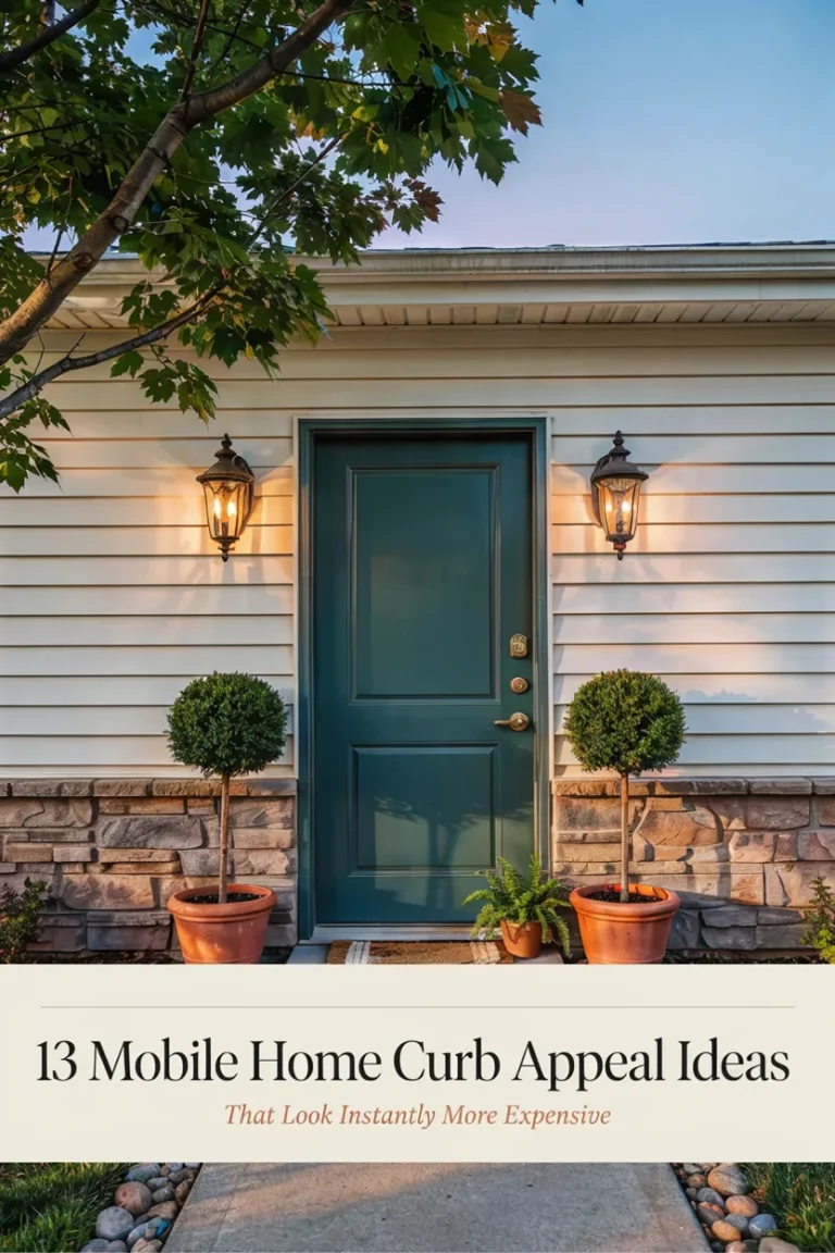 13 Mobile Home Curb Appeal Ideas