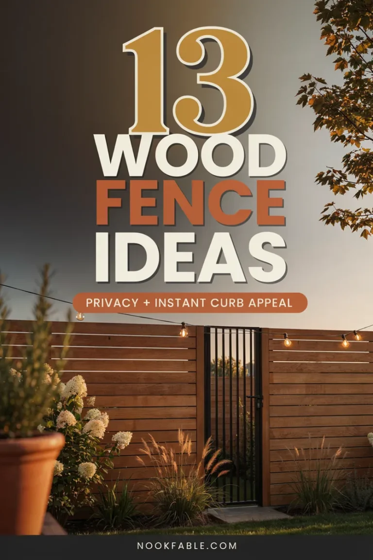 13 Wood Fence Ideas
