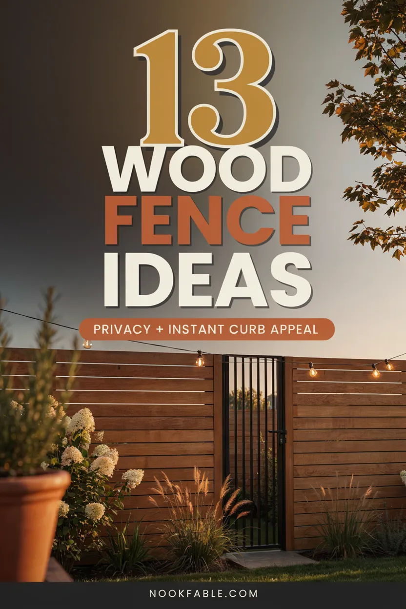 13 Wood Fence Ideas
