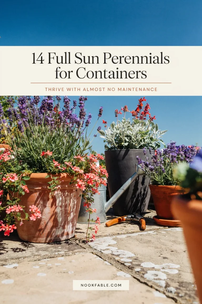 14 Full Sun Perennials for Containers That Thrive With Almost No Maintenance