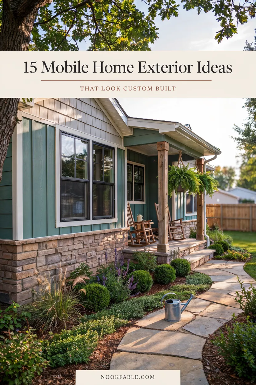 15 Mobile Home Exterior Ideas