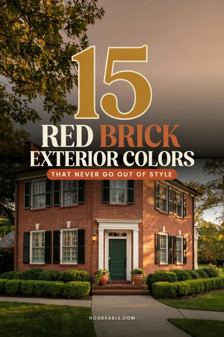 15 Red Brick House Exterior Colors