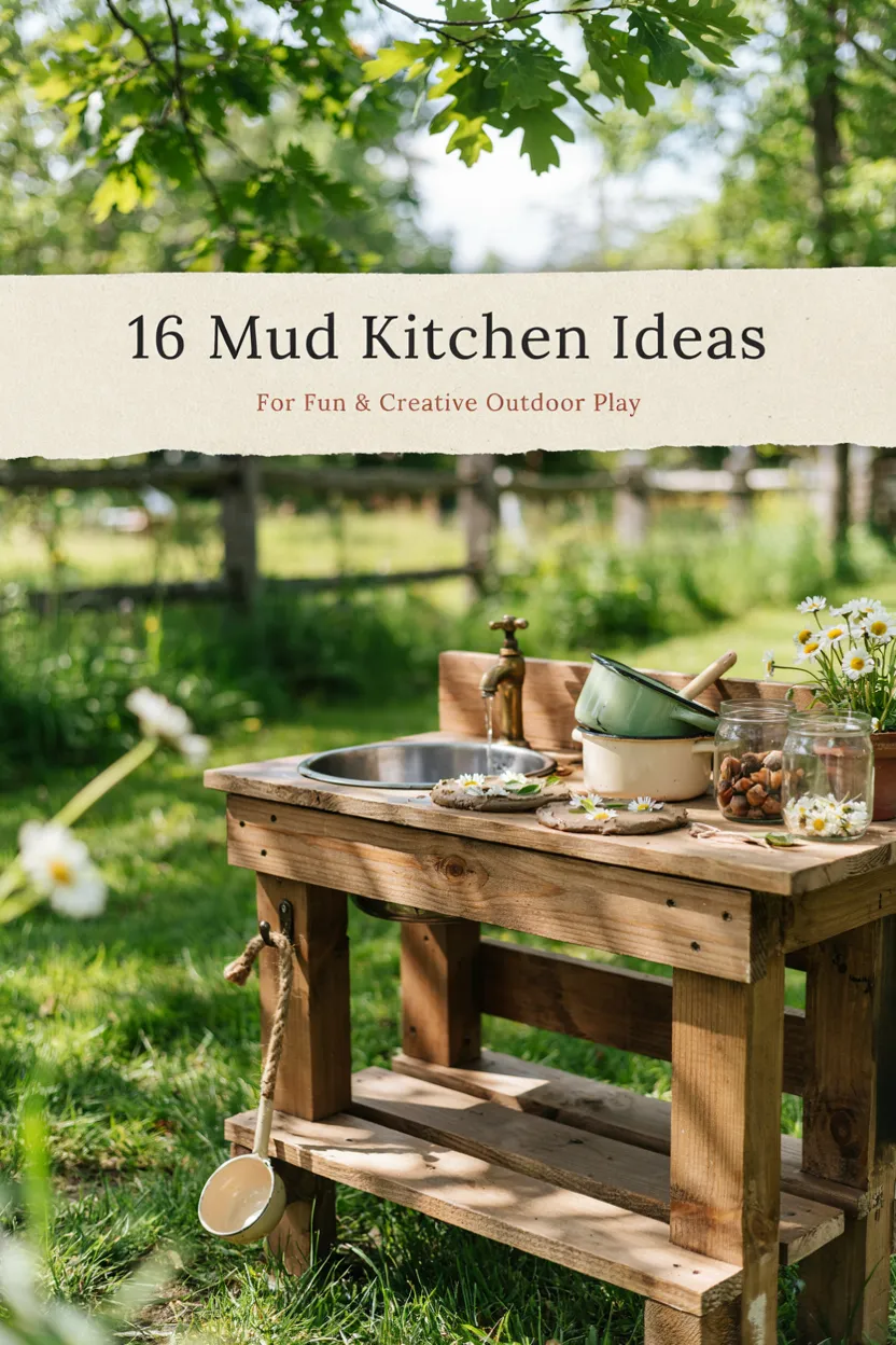16 Mud Kitchen Ideas