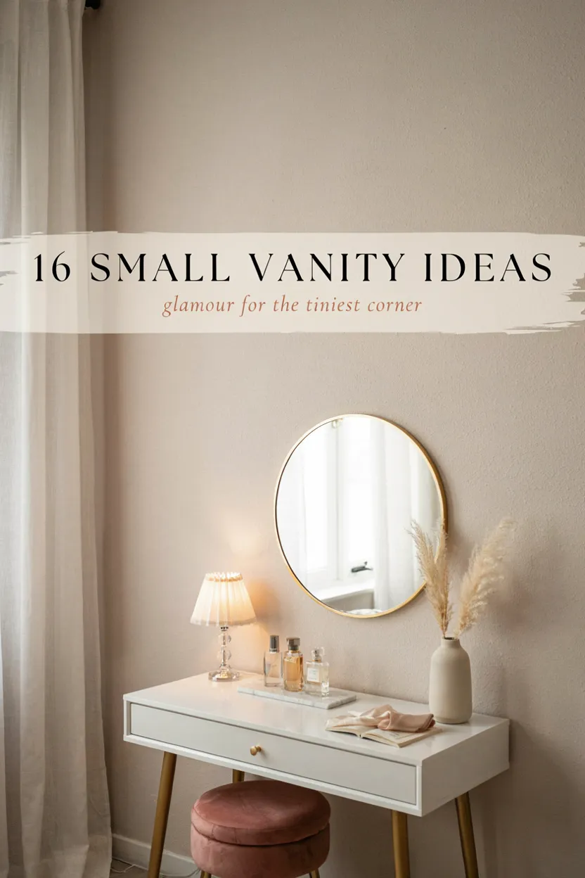 16 Small Bedroom Vanity Ideas That Look Glamorous in the Tiniest Corner