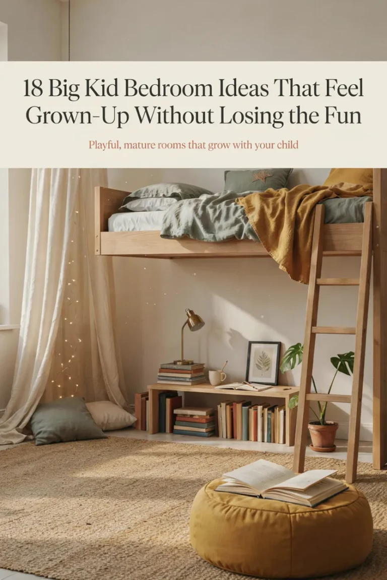 18 Big Kid Bedroom Ideas That Feel Grown-Up Without Losing the Fun