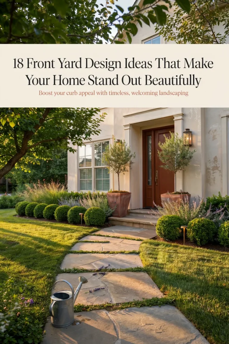 18 Front Yard Design Ideas That Make Your Home Stand Out Beautifully
